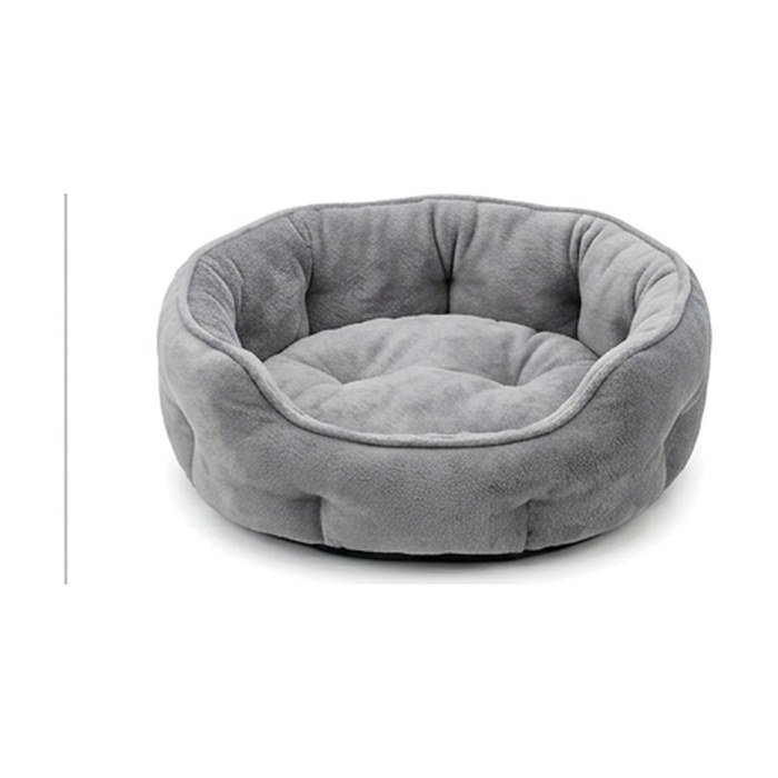 Plush Round Pet Bed — 24 inch